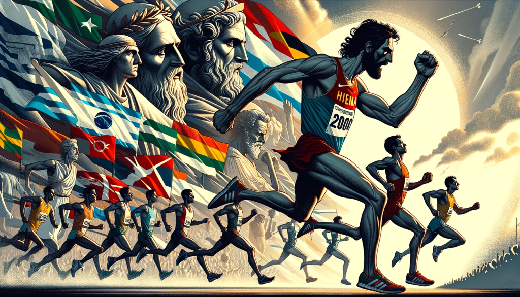 distancia maraton se establecio por primera vez en juegos olimpicos